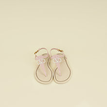 Valentino Pink Cream Vlogo Thong Sandal 38