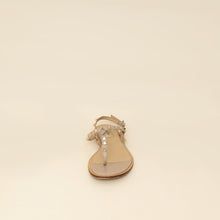 Valentino Poudre Rockstud Thong Flat T-Strap Sandal 38