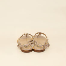 Valentino Poudre Rockstud Thong Flat T-Strap Sandal 38
