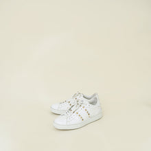 Valentino White Open Rockstud Sneakers 39