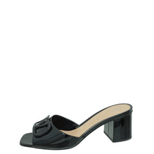 Valentino Black VLogo Signature Slide Sandals 39
