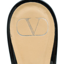 Valentino Black VLogo Signature Slide Sandals 39
