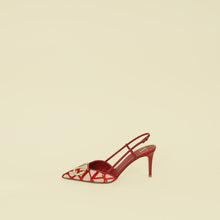 Valentino Bicolor VLogo Iconographe Slingback Pumps 39