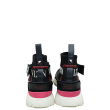 Valentino Tricolor Body Tech Knit Heroes Her High Top Sneakers 39