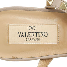 Valentino Light Ivory Rockstud Caged Ankle Strap 65 Pumps 39