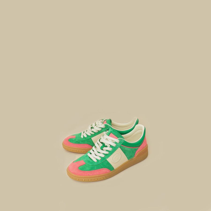 Valentino Bicolor Vlogo Upvillage Suede Sneaker 39