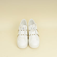 Valentino White Open Flatform Rockstud Untitled Sneaker 40.5
