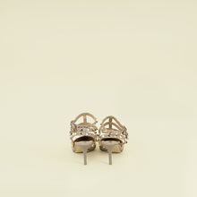 Valentino Taupe Rockstud Caged Ankle Strap Pump 40