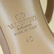Valentino Taupe Rockstud Caged Ankle Strap Pump 40