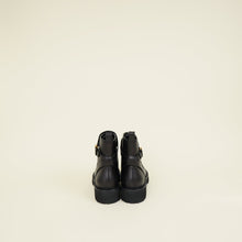 Valentino Black VLogo Combat Boots 40