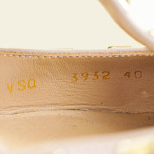 Valentino Creme Rockstud Caged Ankle Strap Pump 40