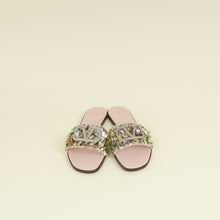 Valentino Multicolor VLogo Sequins Flats Slides 40