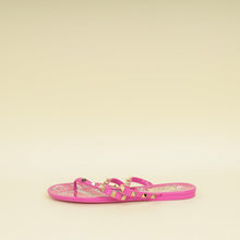 Valentino Bright Pink Summer Rockstud Sandals 40