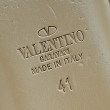 Valentino Rust Rockstud Caged Flat Ballerina 41