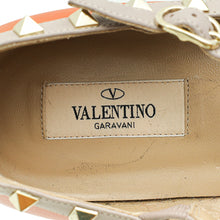 Valentino Rust Rockstud Caged Flat Ballerina 41