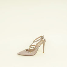 Valentino Poudre Rockstud Caged Ankle Strap 100 Pumps 42