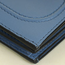 Valentino Blue VLogo Card Wallet