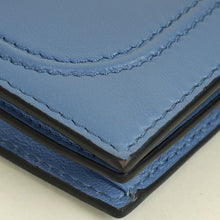 Valentino Blue VLogo Card Wallet
