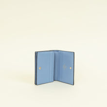 Valentino Blue VLogo Card Wallet