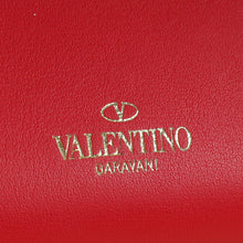 Valentino Red Rockstud Medium Wallet
