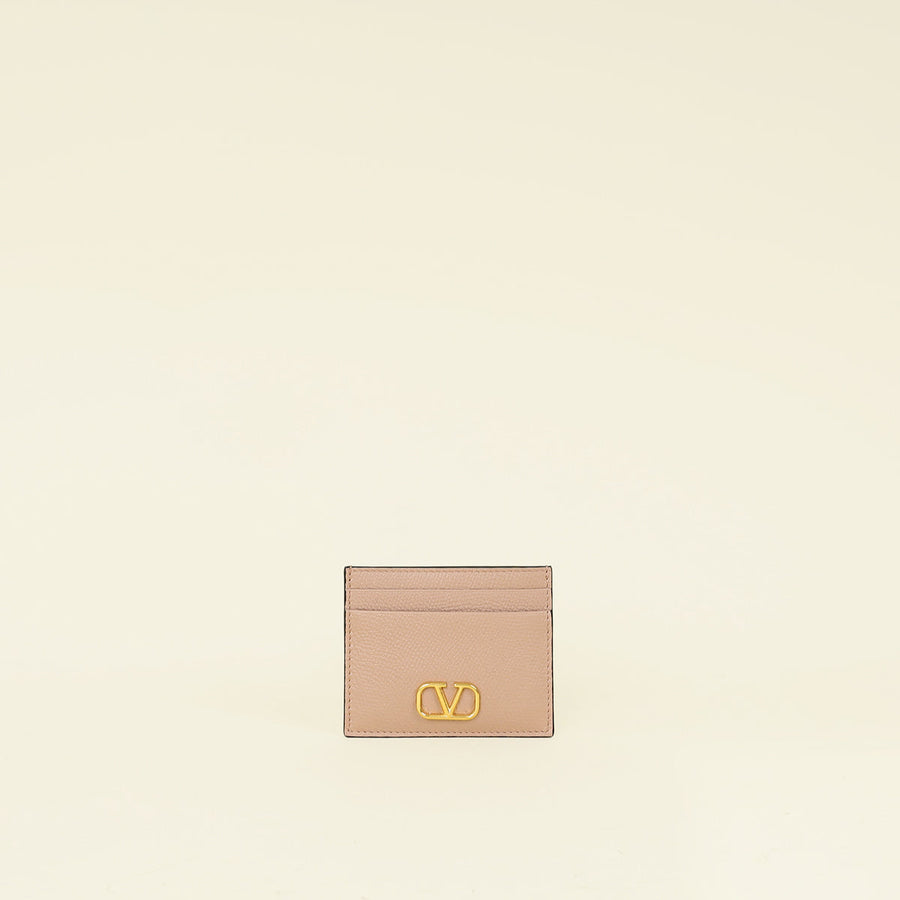 Valentino Nude VLogo Card Holder
