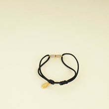 Valentino Navy Blue Vlogo Crystal Cord Bracelet