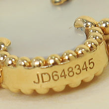 Van Cleef & Arpels 18K Yellow Gold Vintage Alhambra 5 MOP Motifs Bracelet