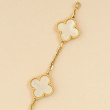 Van Cleef & Arpels 18K Yellow Gold 5 Motif MOP Vintage Alhambra Bracelet