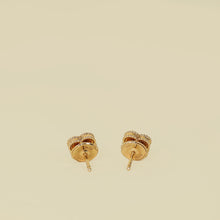 Van Cleef & Arpels 18K Rose Gold  Carnelian Sweet Alhambra Earstuds