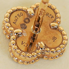 Van Cleef & Arpels 18K Rose Gold  Carnelian Sweet Alhambra Earstuds