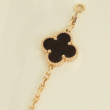Van Cleef & Arpels 18K Pink Gold Vintage Alhambra 10 Motifs Necklace
