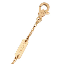 Van Cleef & Arpels 18K Rose Gold Diamond Silver Obsidian Vintage Alhambra Holiday 2023 Pendant Necklace
