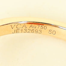 Van Cleef & Arpels 18K Rose Gold Sweet Heart Carnelian Diamond Ring 50