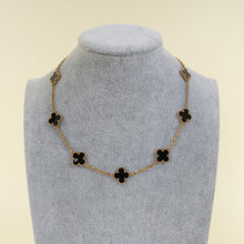 Van Cleef & Arpels 18K Yellow Gold Vintage Alhambra 10 Motifs Necklace