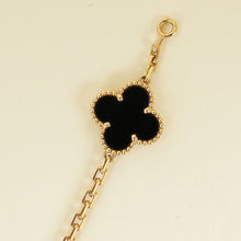 Van Cleef & Arpels 18K Yellow Gold Vintage Alhambra 10 Motifs Necklace