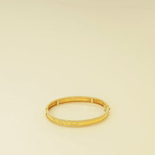 Van Cleef & Arpels 18K Yellow Gold Perlée Signature Bracelet, Medium Model