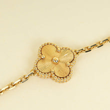 Van Cleef & Arpels 18K Yellow Gold Vintage Alhambra 10 Motifs Necklace