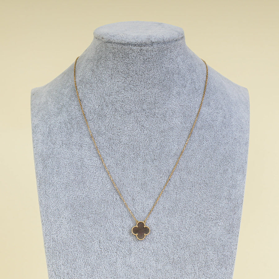 Van Cleef & Arpels 18K Rose Gold Vintage Alhambra Necklace