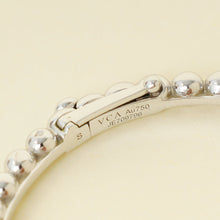 Van Cleef & Arpels 18K White Gold Perlée Pearls Medium Model Bracelet