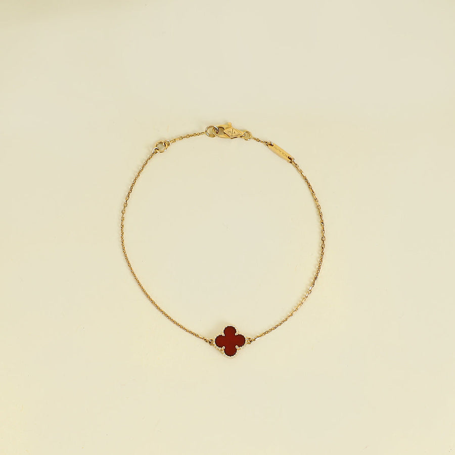 Van Cleef & Arpels 18K Rose Gold Sweet Alhambra Bracelet
