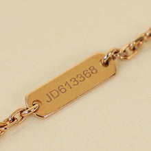 Van Cleef & Arpels 18K Rose Gold Diamond Obsidian Vintage Alhambra 2023 Holiday Pendant Necklace