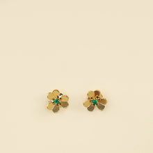 Van Cleef & Arpels 18K Yellow Gold Frivole Earrings Mini Model