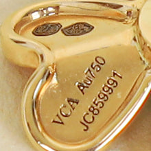Van Cleef & Arpels 18K Yellow Gold Frivole Earrings Mini Model