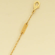 Van Cleef & Arpels 18K Yellow Gold Vintage Alhambra Onyx Pendant Necklace