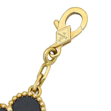 Van Cleef & Arpels 18K Yellow Gold Onyx 5 Motifs Vintage Alhambra Bracelet