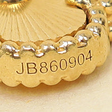 Van Cleef & Arpels 18K Yellow Gold Vintage Alhambra Guilloché 5 Motifs Bracelet