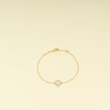 Van Cleef & Arpels 18K Yellow Gold Sweet Alhambra MOP Bracelet
