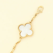 Van Cleef & Arpels 18K Yellow Gold Vintage Alhambra 5 Motifs Bracelet
