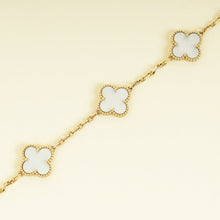 Van Cleef & Arpels 18K Yellow Gold Vintage Alhambra 5 Motifs Bracelet