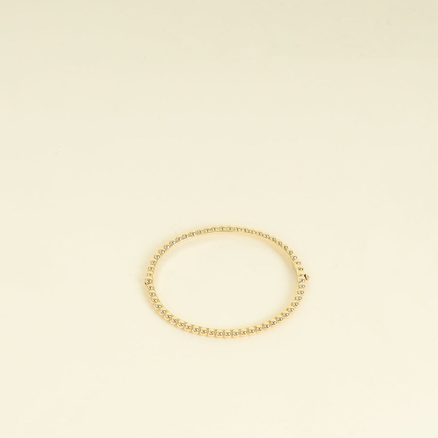 Van Cleef & Arpels 18K Yellow Gold Perlée Pearls Bracelet